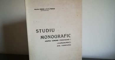 studiu monografic asupra comunei ferdinand I (caramurat) editie anastatica