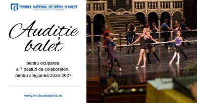 Teatrul „Oleg Danovski” angajează dansatori cu pregătire clasică